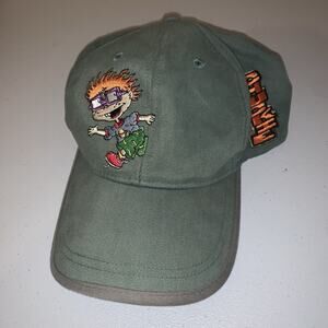 Vintage 1997 Rugrats Chuckie Nickelodeon Viacom Strapback Hat Cap
